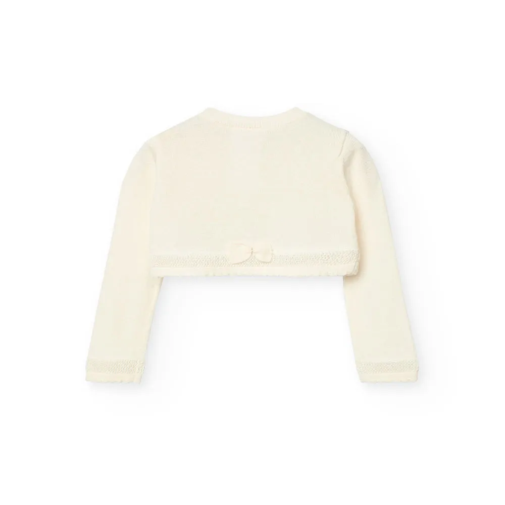 Boboli Knitwear Bolero Jacke Boboli Knitwear Bolero Jacke