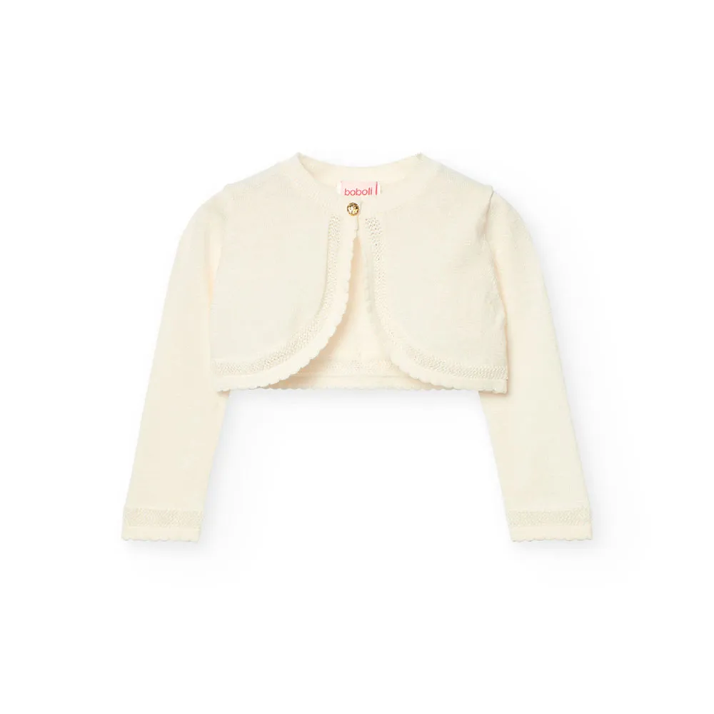 Boboli Knitwear Bolero Jacke Boboli Knitwear Bolero Jacke