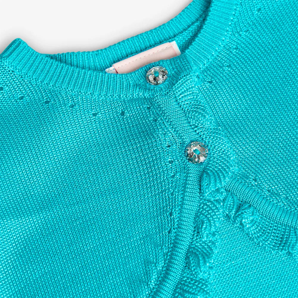 Boboli Knitwear Bolero Jacke Boboli Knitwear Bolero Jacke
