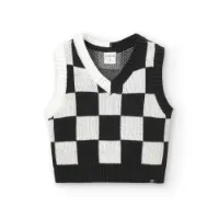 Boboli Knitwear Check Weste Boboli Knitwear Check Weste