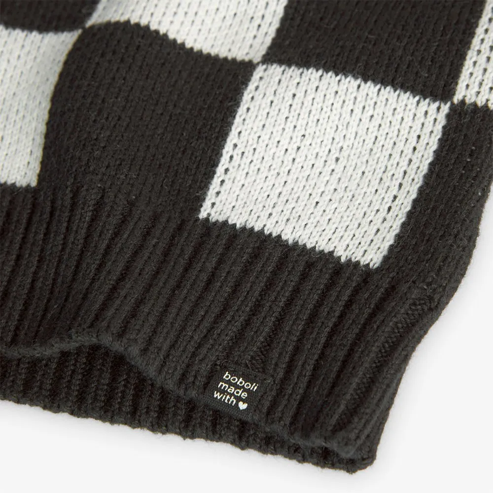 Boboli Knitwear Check Weste Boboli Knitwear Check Weste