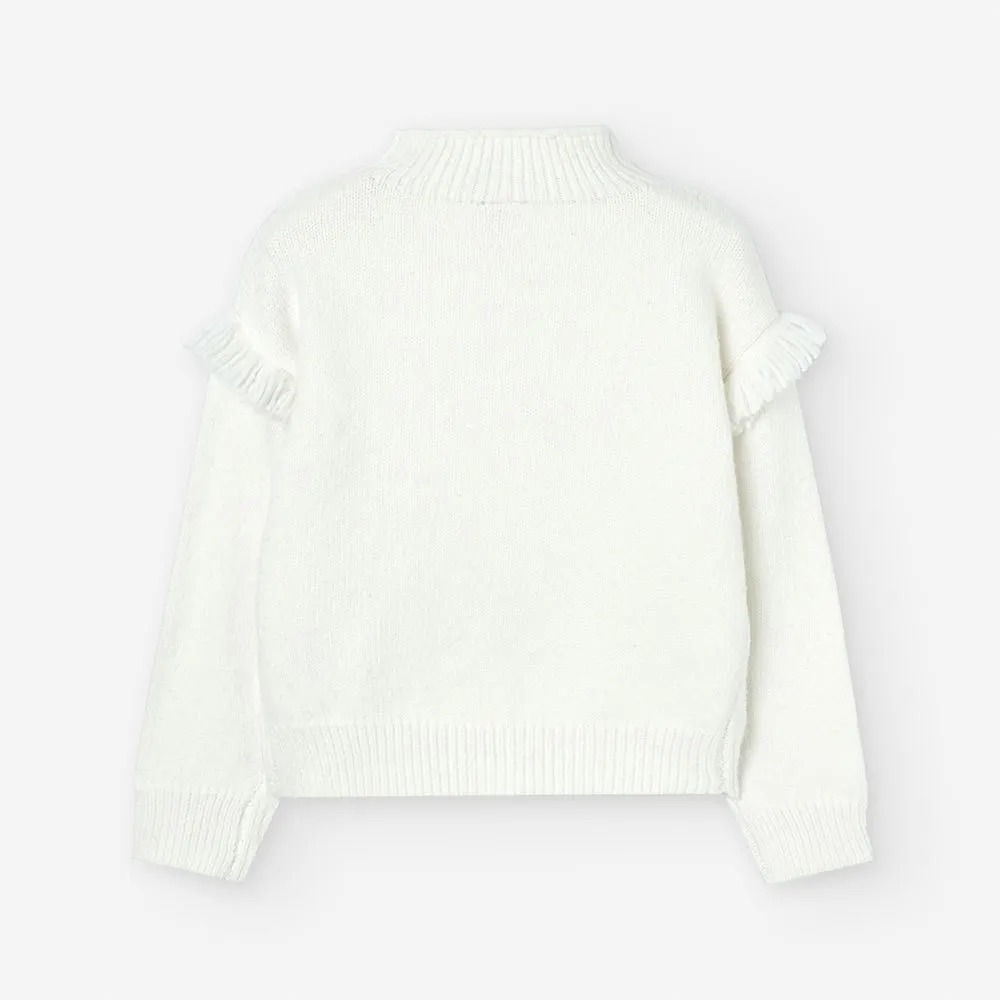 Boboli Knitwear Fringes Pullover Boboli Knitwear Fringes Pullover