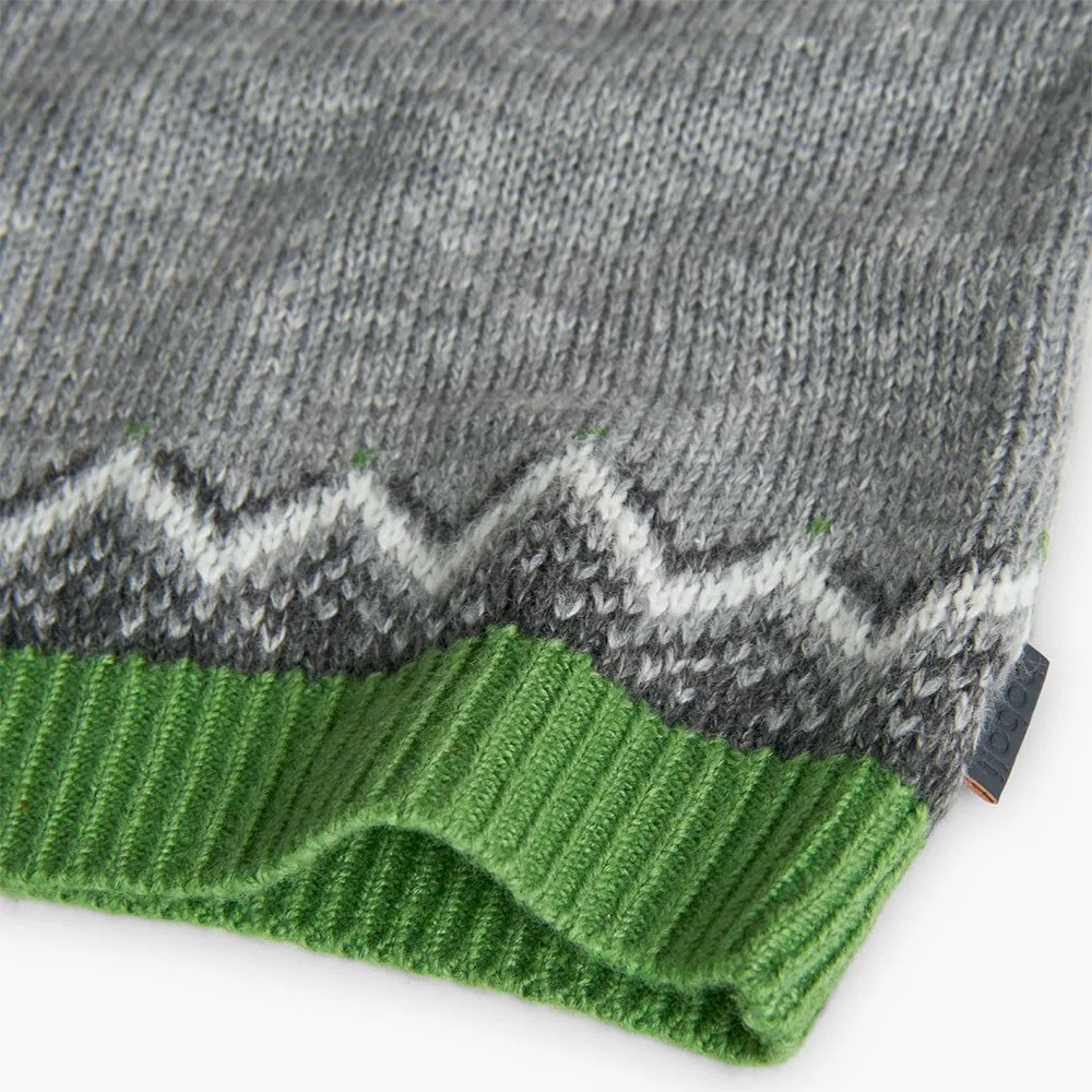 Boboli Knitwear Pullover Jacquard Pullover, Vigore gray, 4Y Boboli Knitwear Pullover Jacquard Pullover, Vigore gray, 4Y