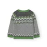 Boboli Knitwear Pullover Jacquard Pullover, Vigore gray, 4Y