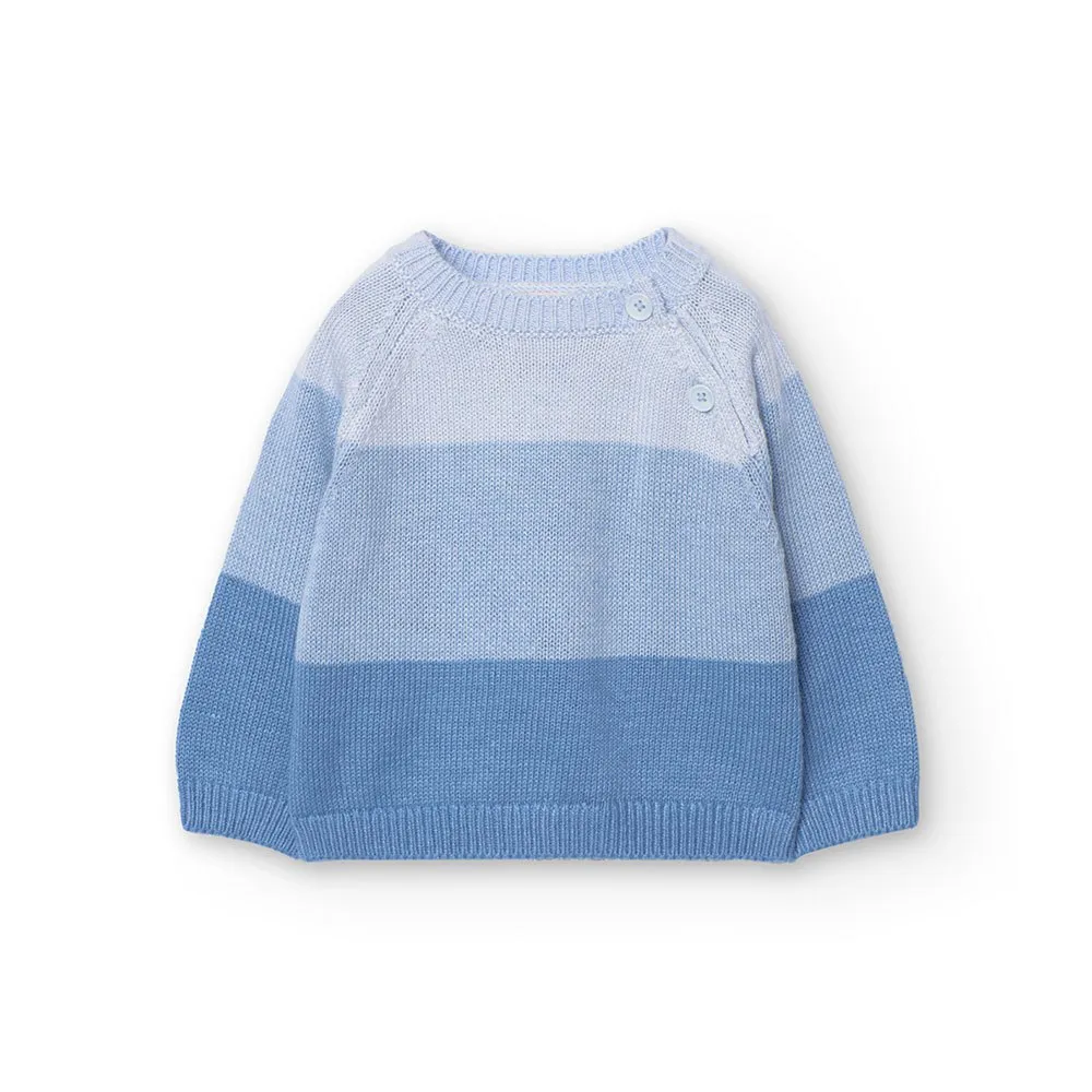 Boboli Knitwear Pullover Pullover, Ocean, 18MON Boboli Knitwear Pullover Pullover, Ocean, 18MON