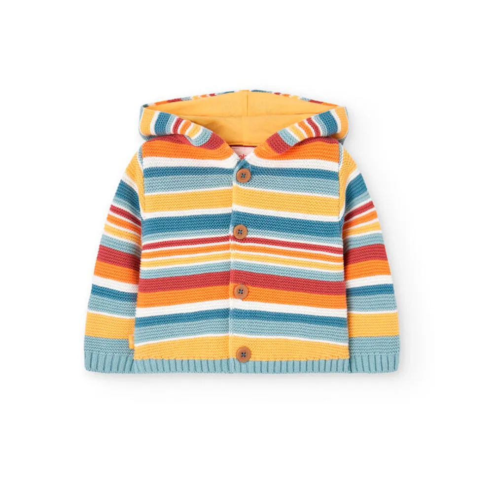 Boboli Knitwear Striped Jacke Boboli Knitwear Striped Jacke