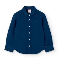 Boboli Linen Langarmhemd Boboli Linen Langarmhemd