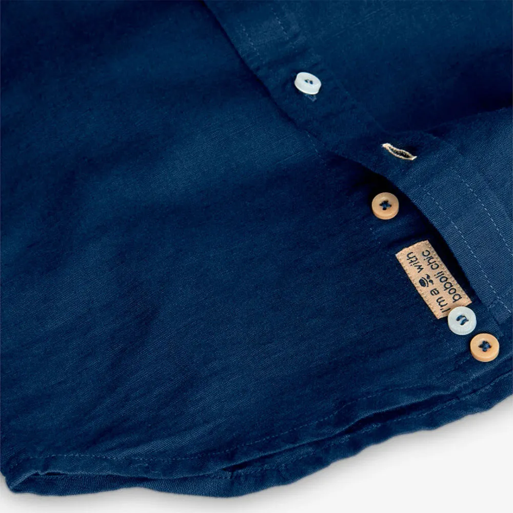 Boboli Linen Langarmhemd Boboli Linen Langarmhemd