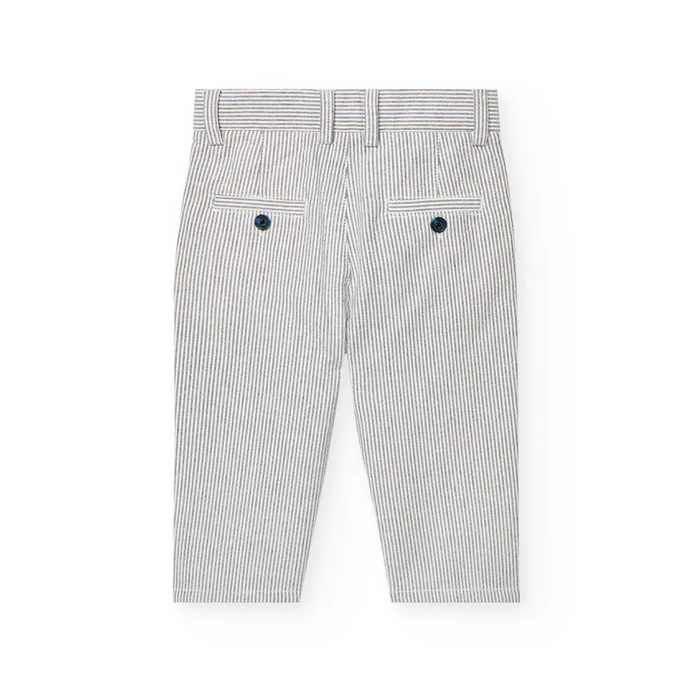 Boboli Oxford Striped Hosen Boboli Oxford Striped Hosen