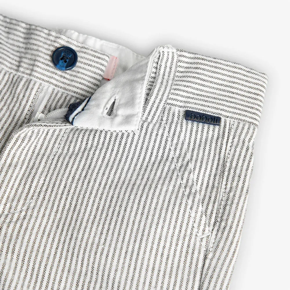 Boboli Oxford Striped Kurze Hose Boboli Oxford Striped Kurze Hose