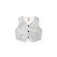 Boboli Oxford Striped Weste Boboli Oxford Striped Weste