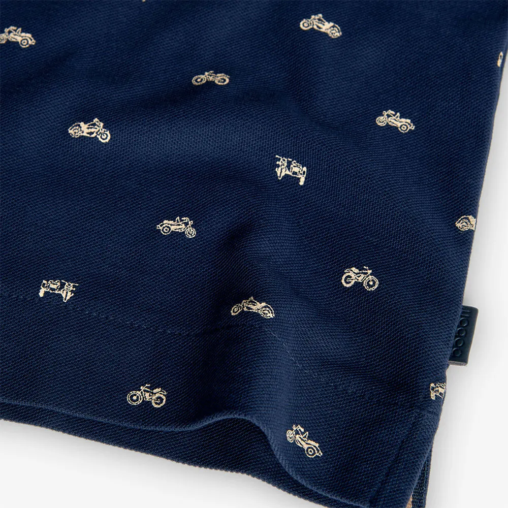 Boboli Pique Printed Kurzarm-poloshirt Boboli Pique Printed Kurzarm-poloshirt