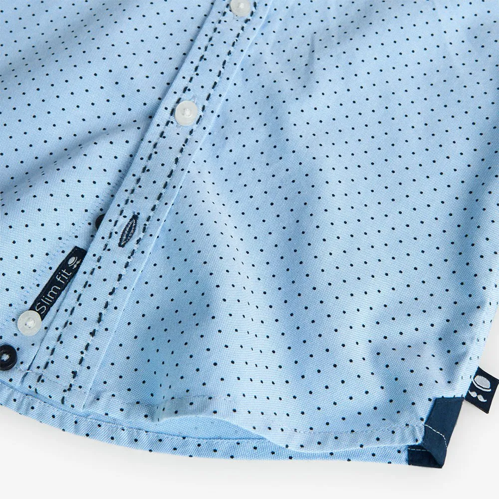 Boboli Polka Dot Langarmhemd Boboli Polka Dot Langarmhemd