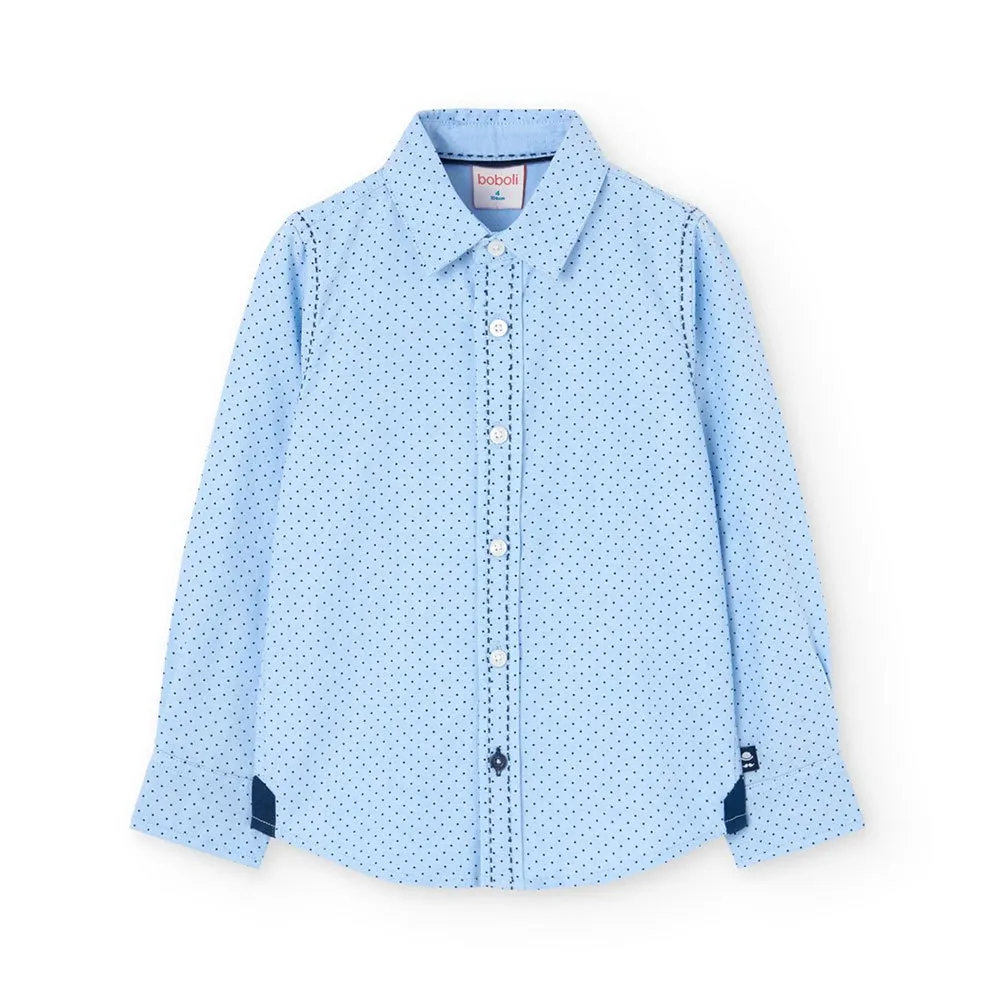 Boboli Polka Dot Langarmhemd Boboli Polka Dot Langarmhemd