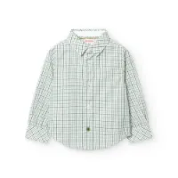 Boboli Poplin Check Langarmhemd Boboli Poplin Check Langarmhemd
