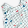 Boboli Poplin Dungarees Check Playsuit