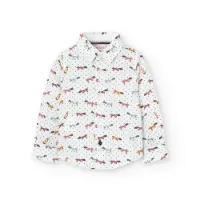 Boboli Poplin Langarmhemd Boboli Poplin Langarmhemd