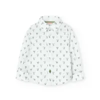 Boboli Poplin Printed Langarmhemd Boboli Poplin Printed Langarmhemd