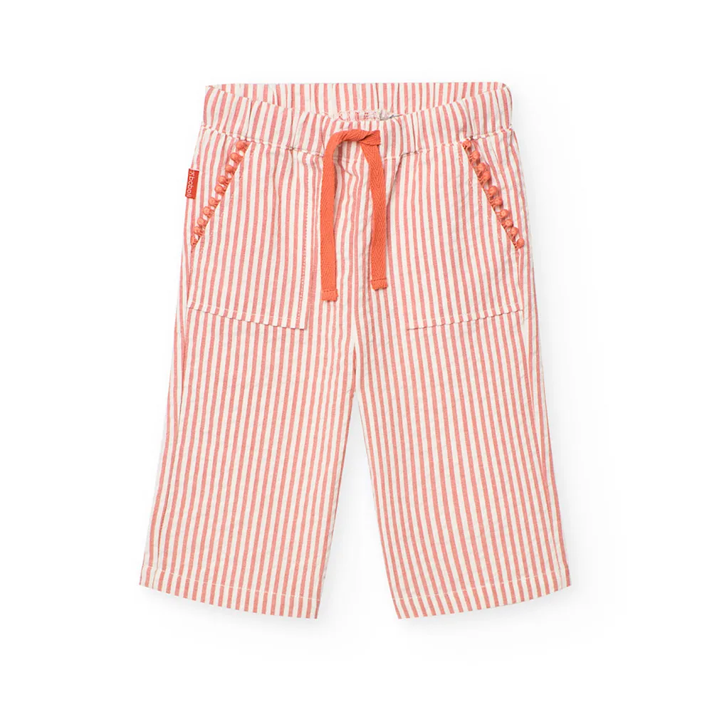 Boboli Poplin Striped Hosen Boboli Poplin Striped Hosen