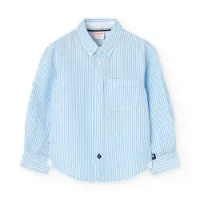 Boboli Poplin Striped Langarmhemd Boboli Poplin Striped Langarmhemd