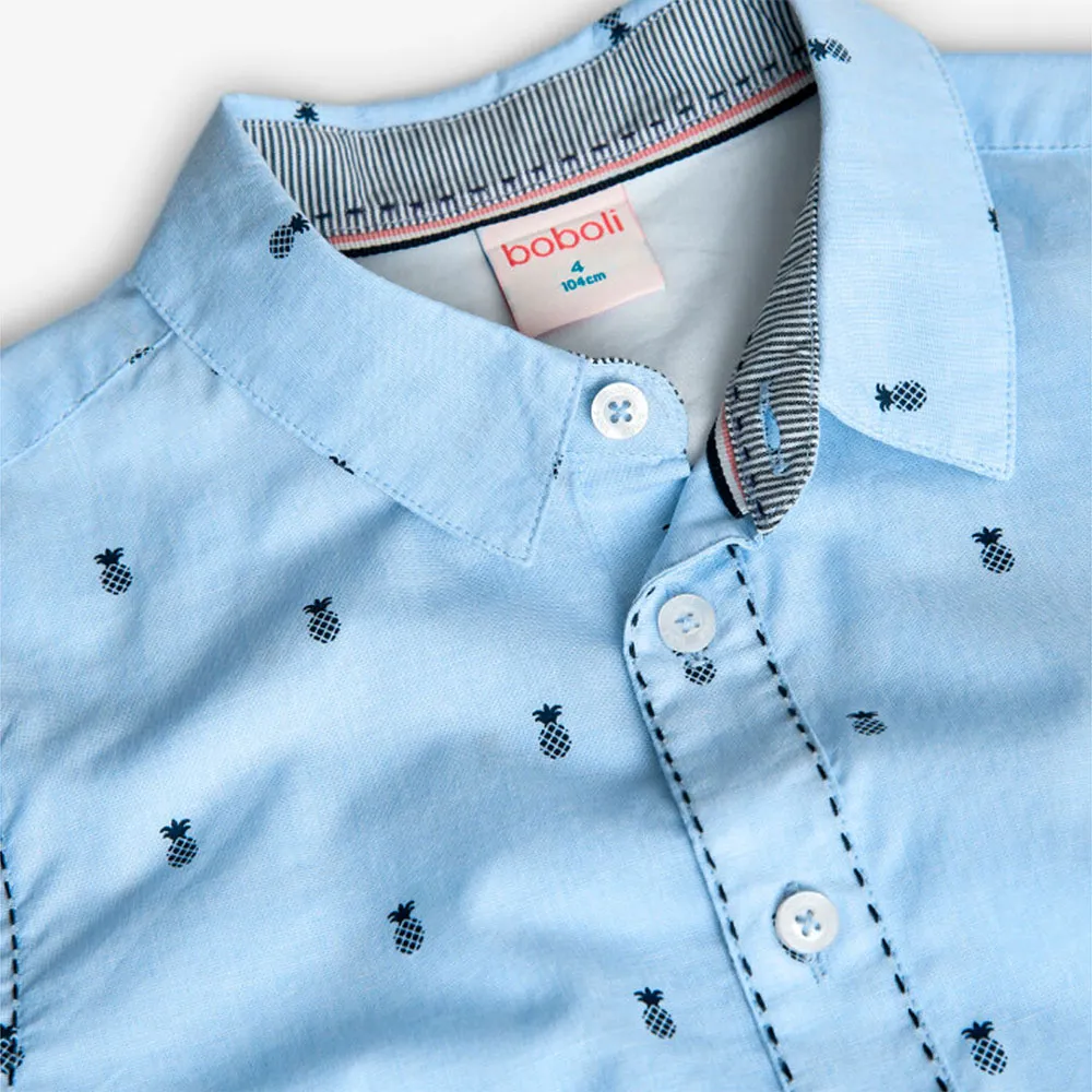 Boboli Printed Langarmhemd Boboli Printed Langarmhemd