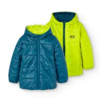 Boboli Reversible Technical Fabric Jacke Boboli Reversible Technical Fabric Jacke