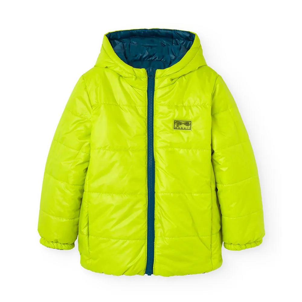 Boboli Reversible Technical Fabric Jacke Boboli Reversible Technical Fabric Jacke