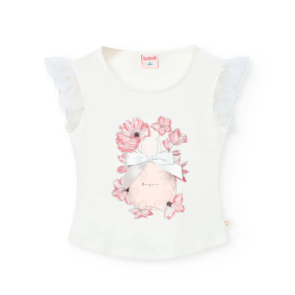 Boboli Stretch Knit Kurzarm-t-shirt Boboli Stretch Knit Kurzarm-t-shirt