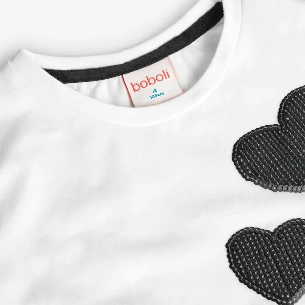 Boboli Stretch Knit Langarm-t-shirt Boboli Stretch Knit Langarm-t-shirt