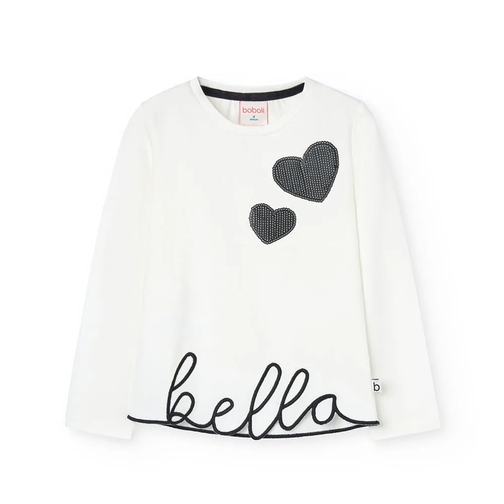 Boboli Stretch Knit Langarm-t-shirt Boboli Stretch Knit Langarm-t-shirt