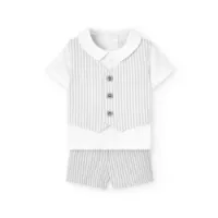 Boboli Striped Kurzarm-set Boboli Striped Kurzarm-set