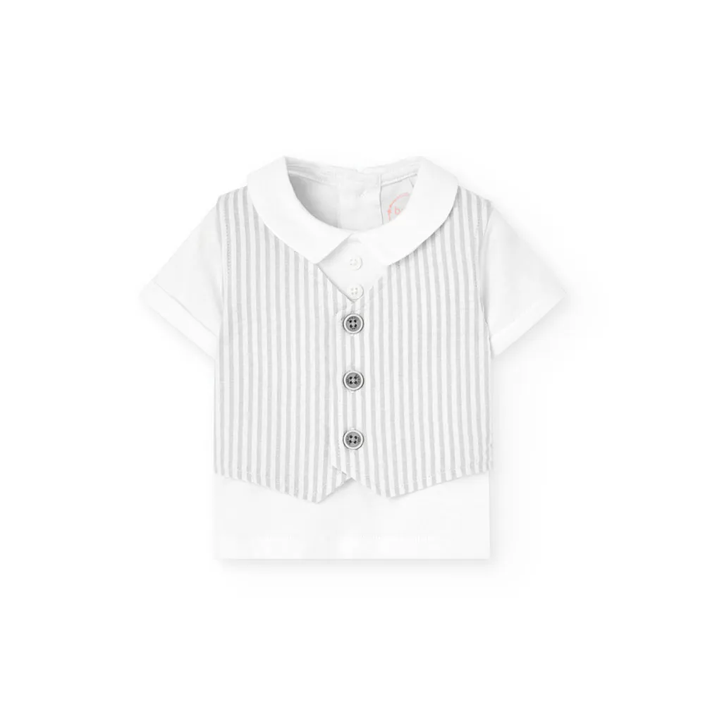 Boboli Striped Kurzarm-set Boboli Striped Kurzarm-set