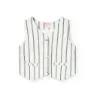 Boboli Striped Weste, Navy bicolor list, 16Y
