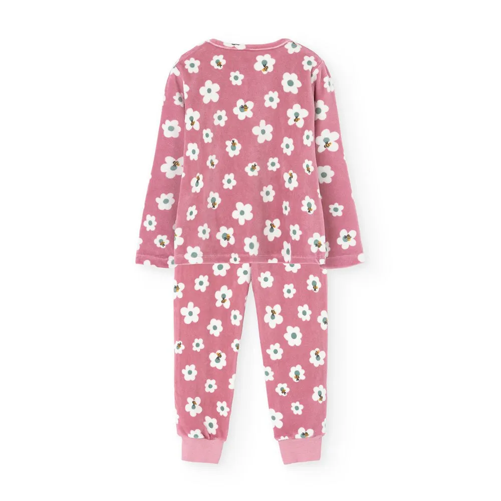 Boboli Velour Langarm-pyjama Boboli Velour Langarm-pyjama