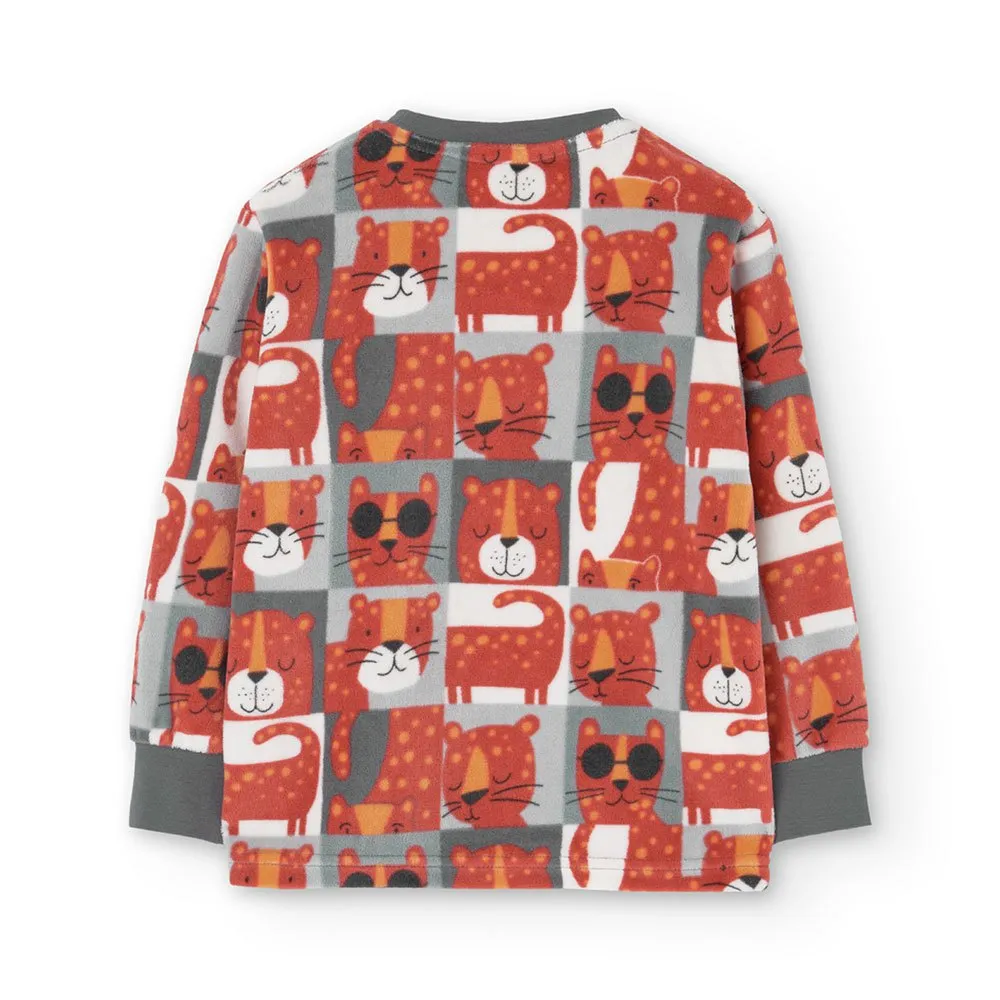 Boboli Velour Schlafanzug Boboli Velour Schlafanzug