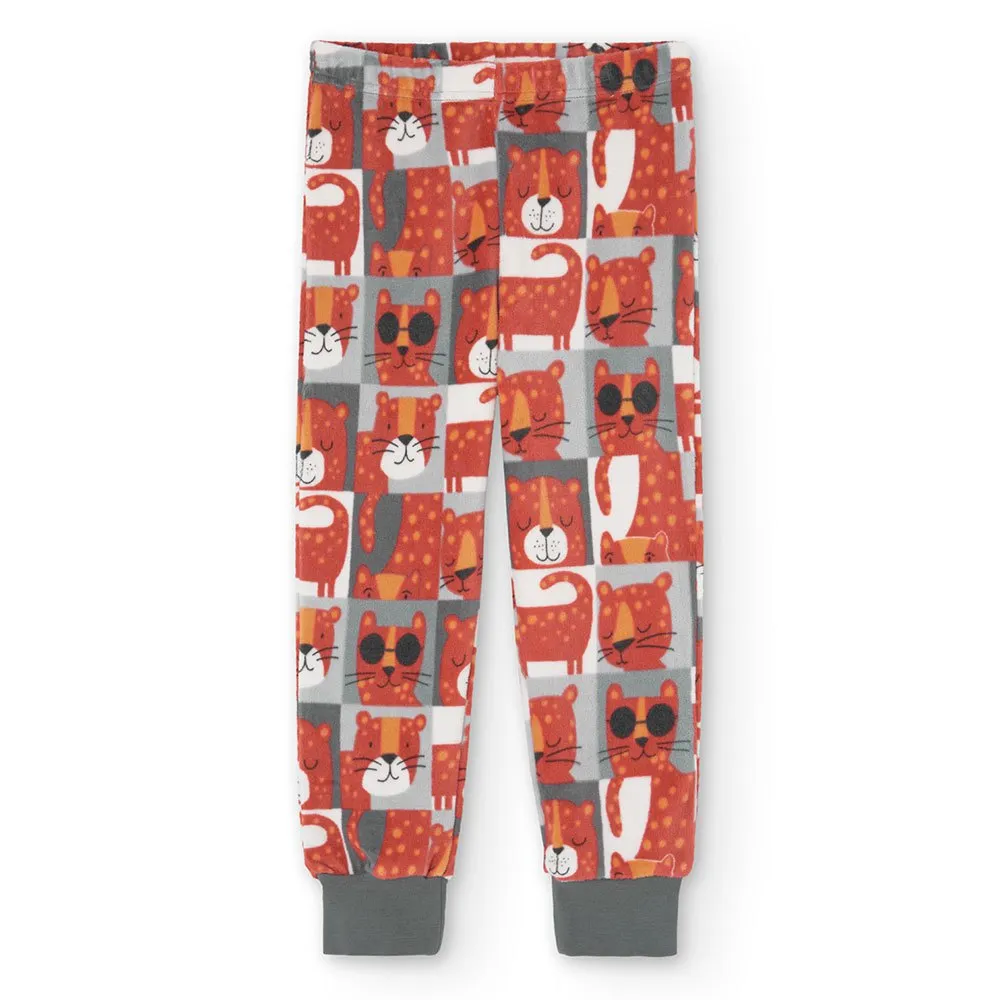 Boboli Velour Schlafanzug Boboli Velour Schlafanzug