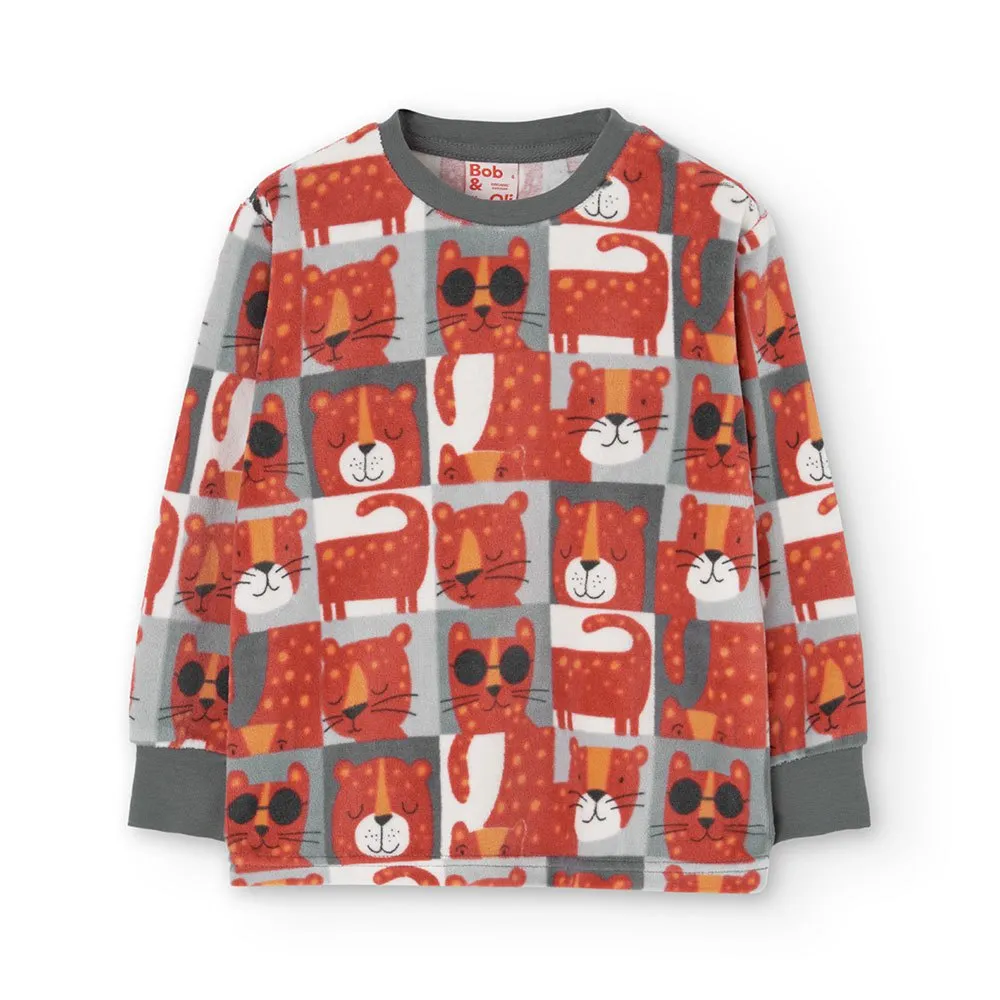 Boboli Velour Schlafanzug Boboli Velour Schlafanzug