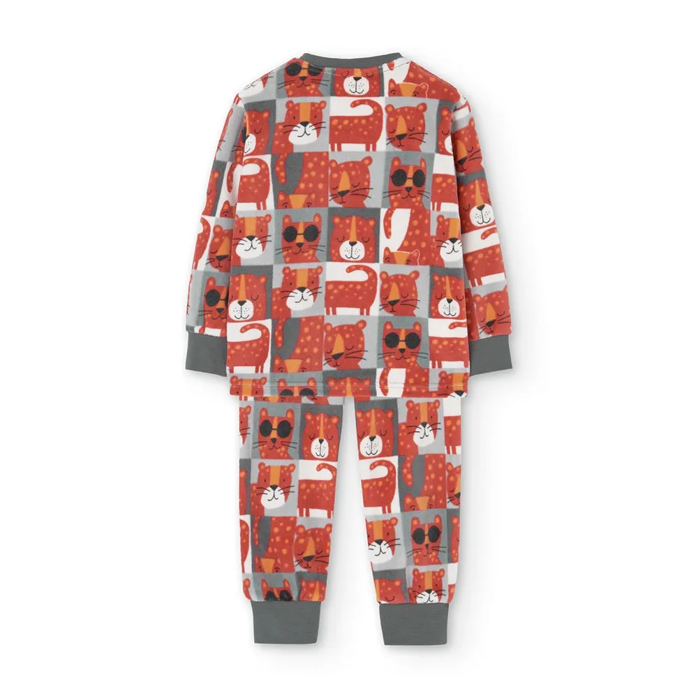 Boboli Velour Schlafanzug Boboli Velour Schlafanzug