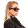 Bollé Falco Polarisierte Sonnenbrille, Black crystal matte, Polarized Volt+ Gun/CAT3