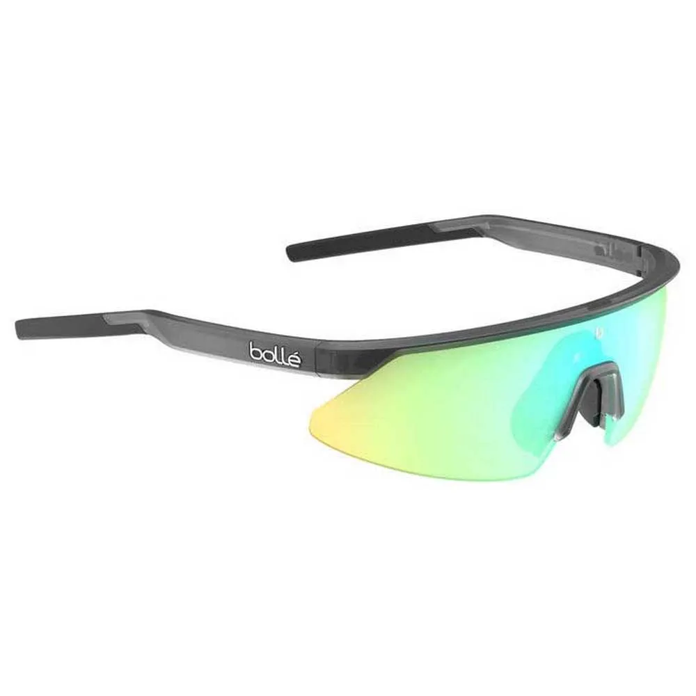 Bollé Micro Edge Photochrome Sonnenbrille, Black frost, Phantom Clear Green Photochromic/CAT1-3 Bollé Micro Edge Photochrome Sonnenbrille, Black frost, Phantom Clear Green Photochromic/CAT1-3