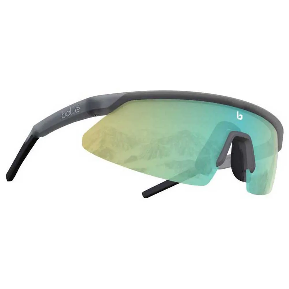 Bollé Micro Edge Photochrome Sonnenbrille, Black frost, Phantom Clear Green Photochromic/CAT1-3 Bollé Micro Edge Photochrome Sonnenbrille, Black frost, Phantom Clear Green Photochromic/CAT1-3