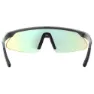 Bollé Micro Edge Photochrome Sonnenbrille, Black frost, Phantom Clear Green Photochromic/CAT1-3
