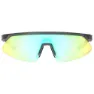 Bollé Micro Edge Photochrome Sonnenbrille, Black frost, Phantom Clear Green Photochromic/CAT1-3