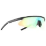 Bollé Micro Edge Photochrome Sonnenbrille, Black frost, Phantom Clear Green Photochromic/CAT1-3