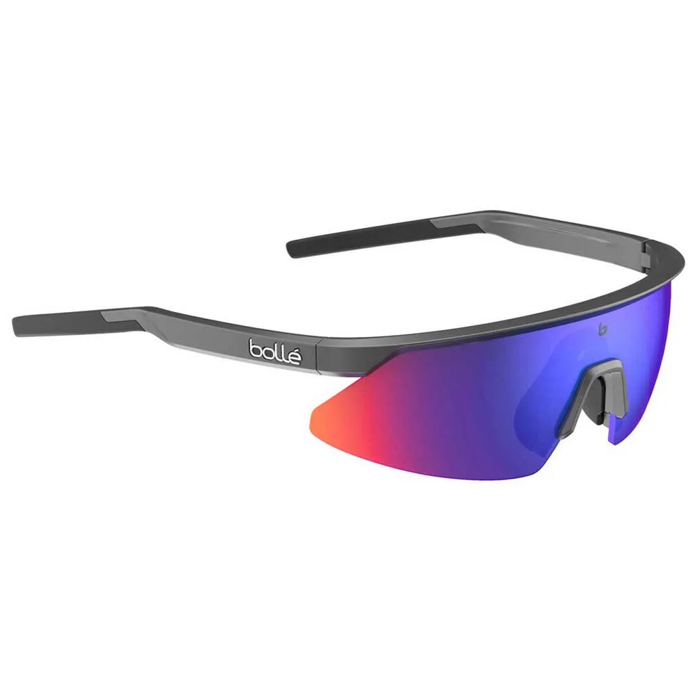 Bollé Micro Edge Polarisierte Sonnenbrille, Titanium matte, Volt-Ultraviolet/CAT3 Bollé Micro Edge Polarisierte Sonnenbrille, Titanium matte, Volt-Ultraviolet/CAT3