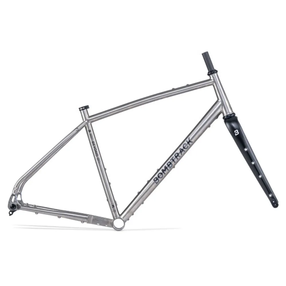 Bombtrack Beyond Ti 700c Gravel-rahmen, Titanium / black, L Bombtrack Beyond Ti 700c Gravel-rahmen, Titanium / black, L