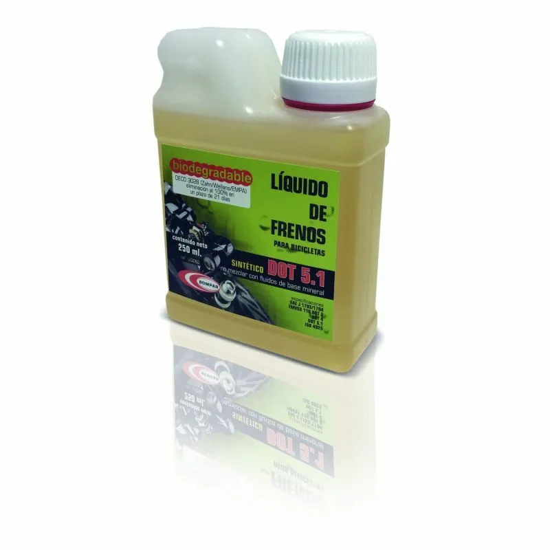 Bompar Biologisch abbaubare Bremsflüssigkeit dot 5.1 250mL Unisex, weiß, TU Bompar Biologisch abbaubare Bremsflüssigkeit dot 5.1 250mL Unisex, weiß, TU