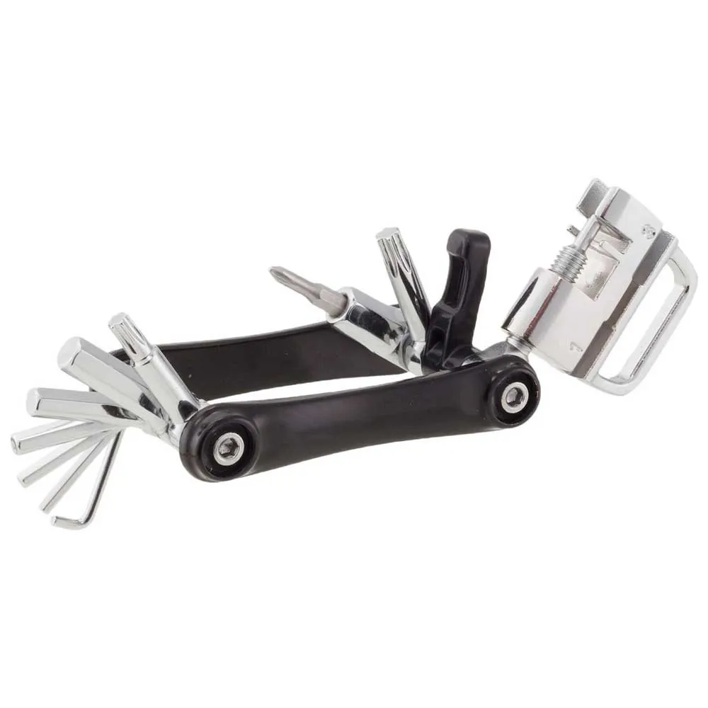Bonin 16 Functions Folding Multitool, Black, One Size Bonin 16 Functions Folding Multitool, Black, One Size