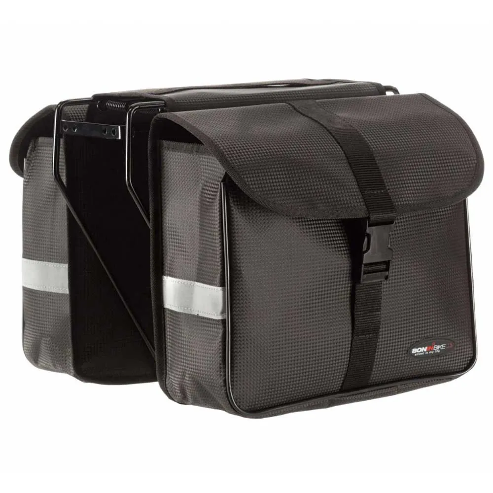 Bonin Carbon Look Fahrradtaschen, Black, One Size Bonin Carbon Look Fahrradtaschen, Black, One Size