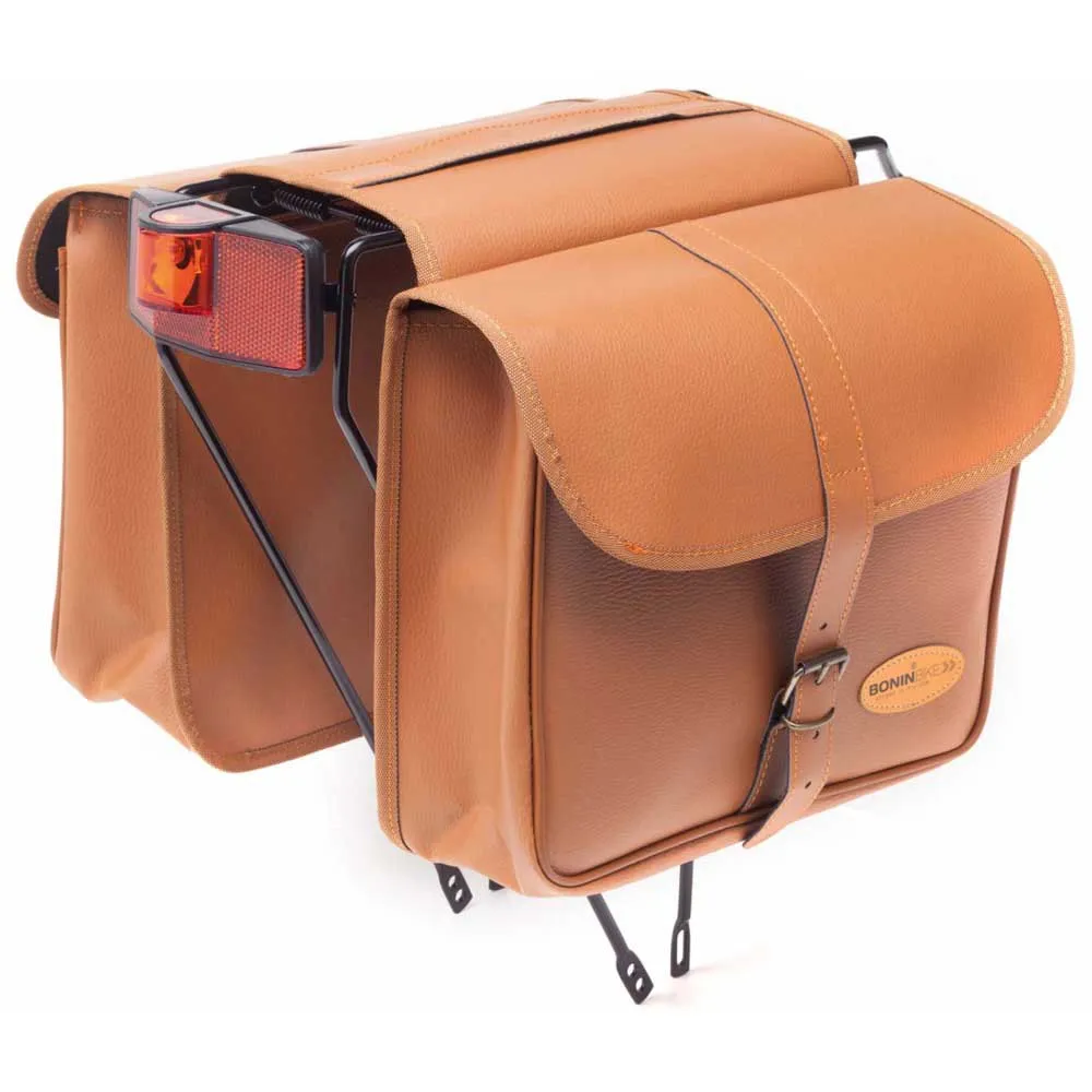 Bonin Eco Leather Fahrradtaschen, Honey, One Size Bonin Eco Leather Fahrradtaschen, Honey, One Size